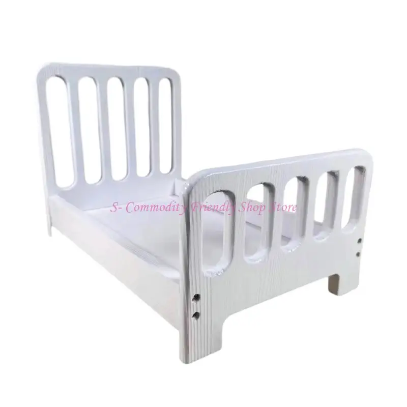Cuna de madera desmontable para posado fotográfico de recién nacidos - imagen 3