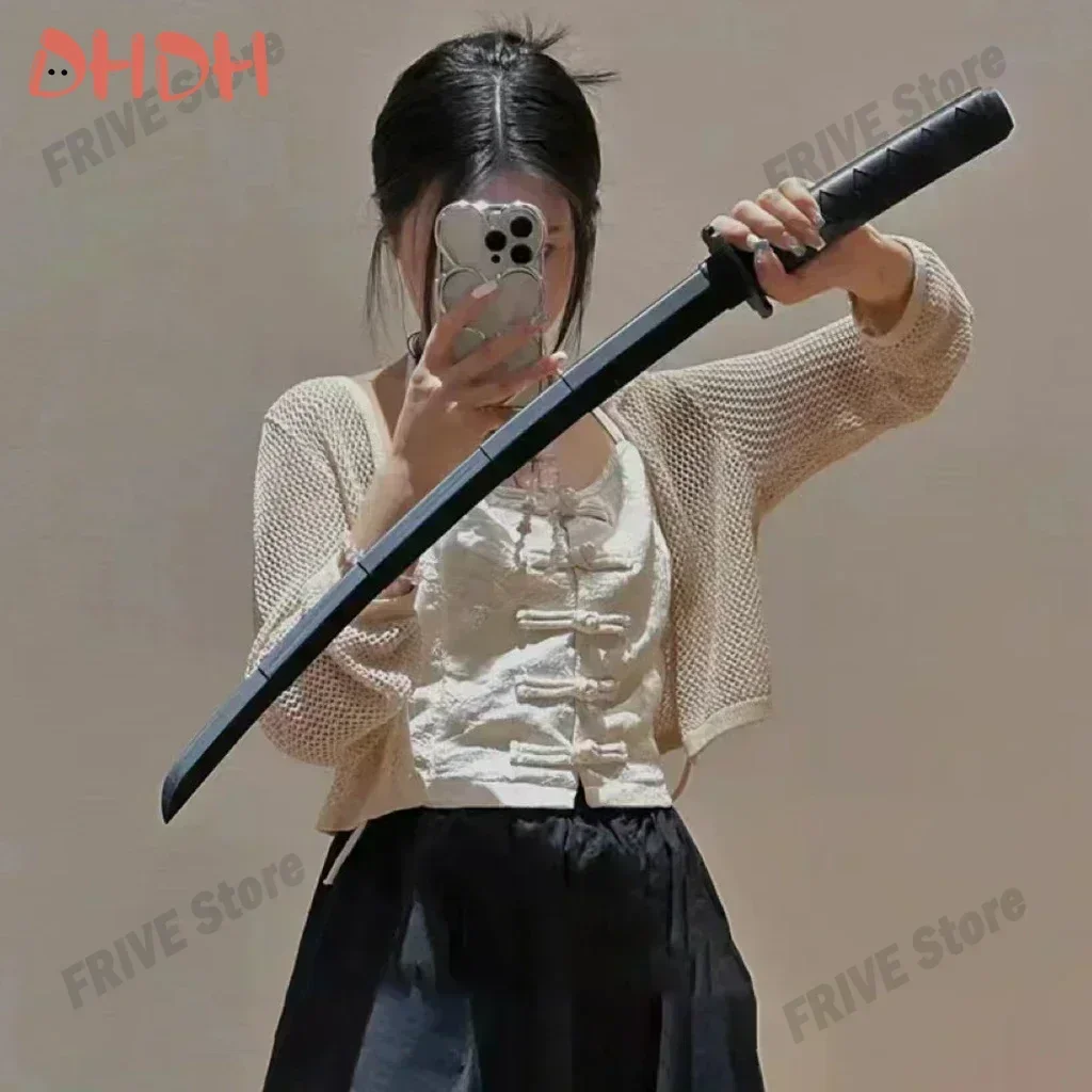 Katana extensible mini para juegos de rol con pistola simulación - imagen 5