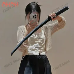 Katana extensible mini para juegos de rol con pistola simulación