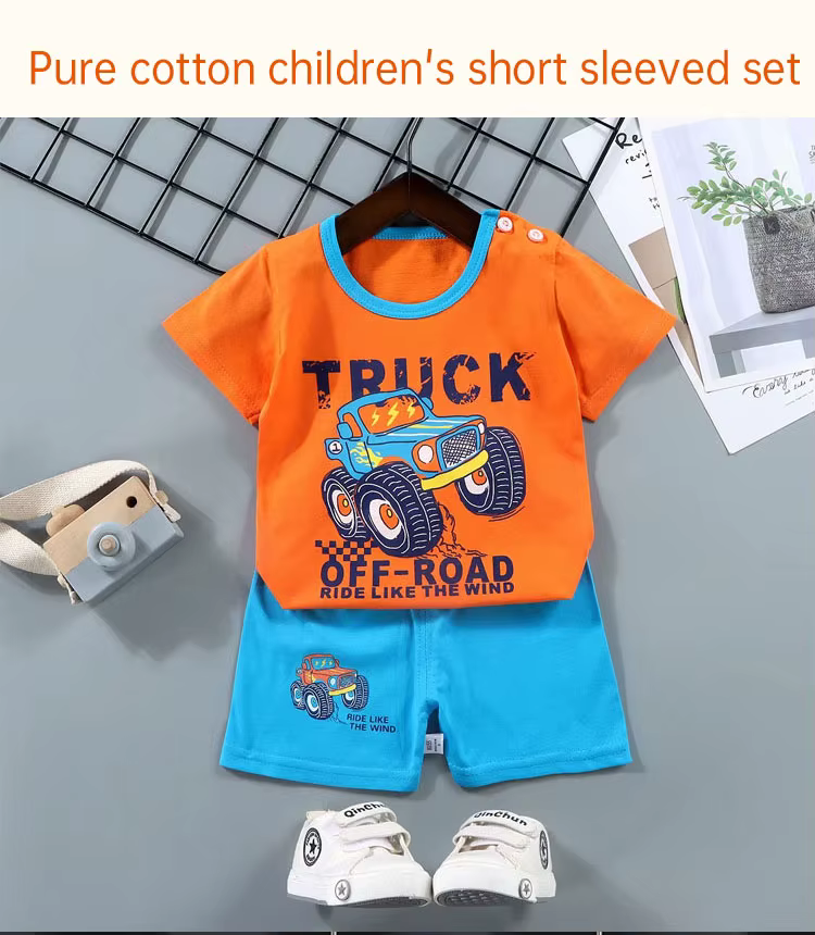 Conjunto infantil algodón verano