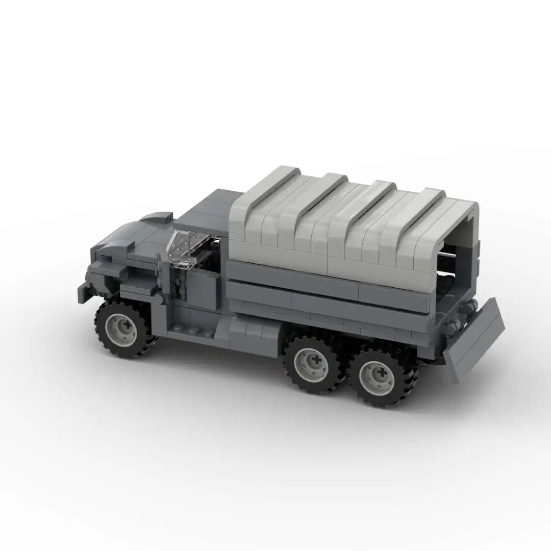 Bloques de construcción MOC Camión Militar URAL-375 para niños - imagen 4