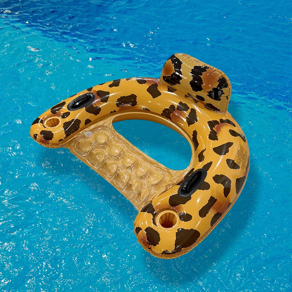 Silla flotante inflable para piscina y playa, asiento individual - imagen 3