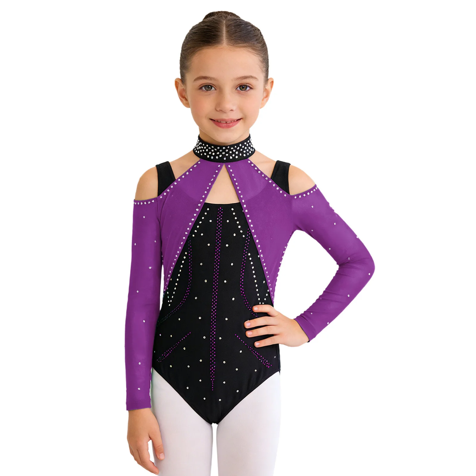 Vista frontal del maillot para danza