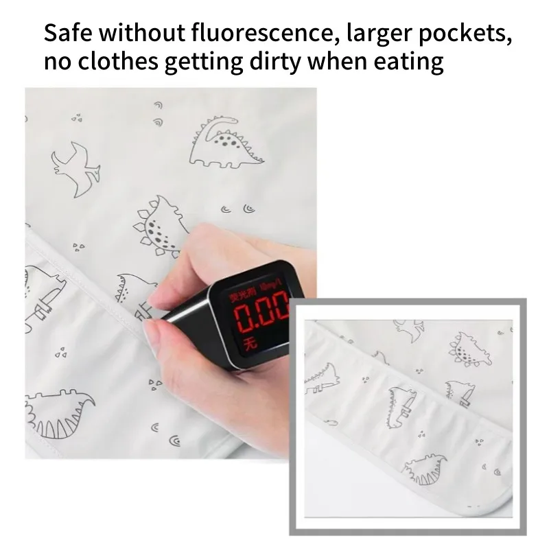 Bata impermeable de PU para bebé, manga larga, fácil limpieza - imagen 4