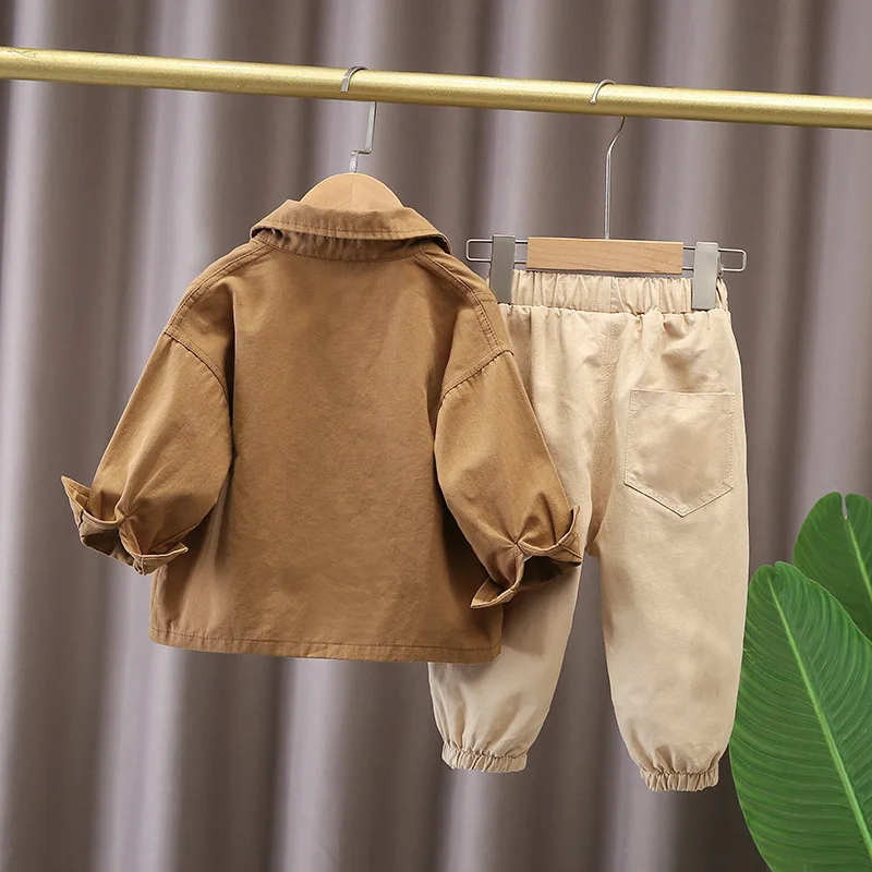 Conjunto bebé - moda coreana, camiseta y pantalón para recién nacidos - imagen 2