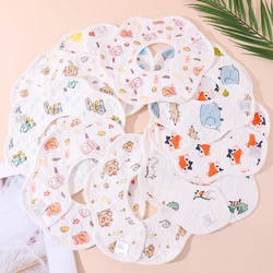 Babero neonatal de algodón 360° – Suave y absorbente