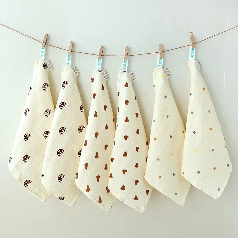 Toallas de muselina de algodon para bebe - Panos faciales suaves