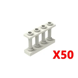 Ladrillos MOC DIY para bloques: valla de ciudad y granja
