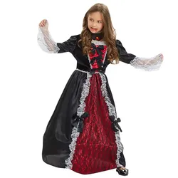 Vestido de Halloween para niñas estilo princesa, elegante
