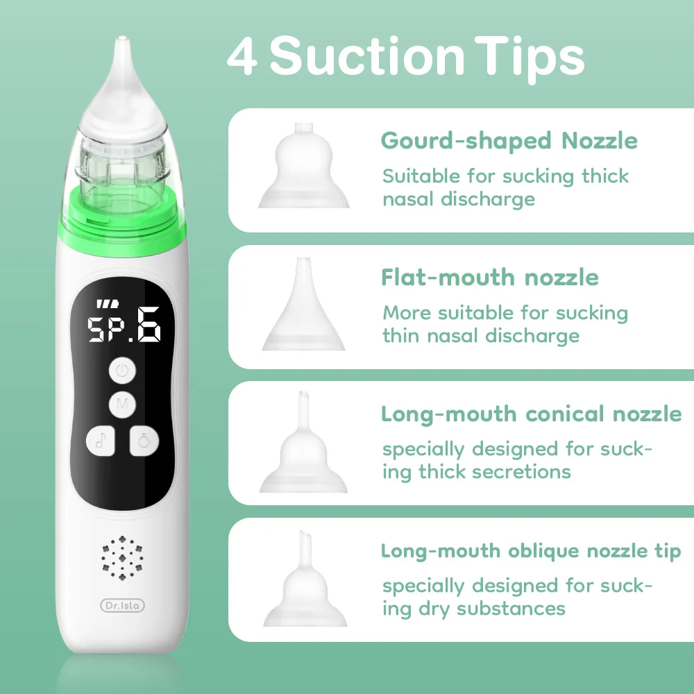 MAMIJOY aspirador nasal bebé de silicona con succión ajustable - imagen 4