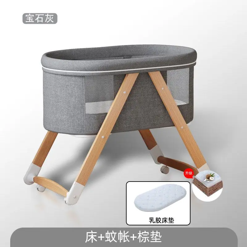 Cuna plegable para recién nacidos portátil con nido moisés - imagen 3