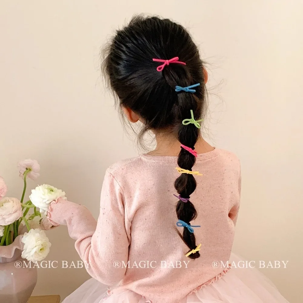 Lazos para el pelo hechos a mano con pasadores para niñas - imagen 2