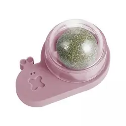 Juguete para gatos con catnip y bola giratoria de menta masticable