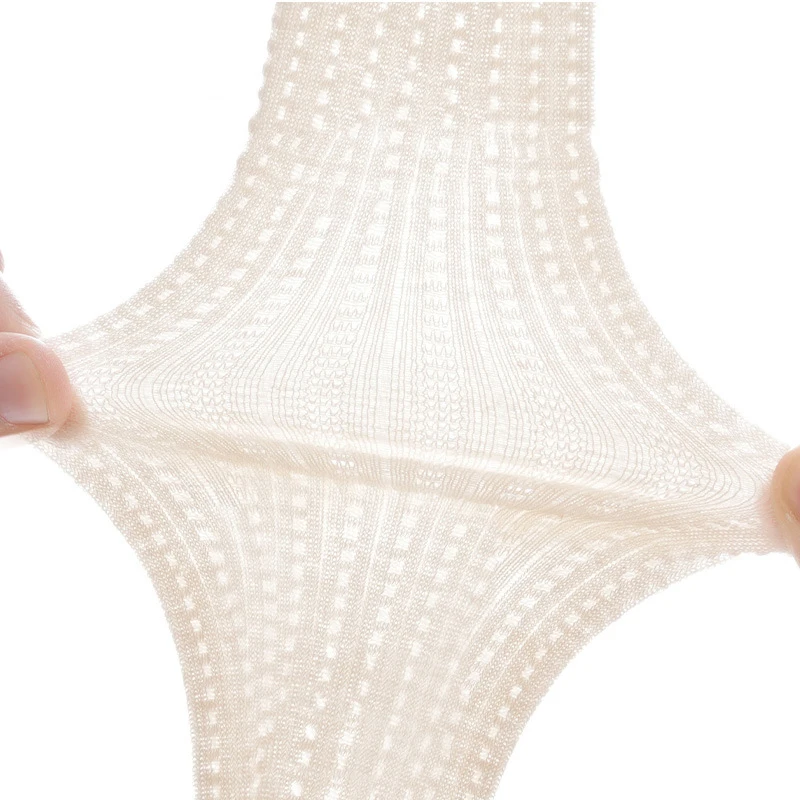 Leggings de encaje hasta el tobillo para bebé blanco, elásticos - imagen 3