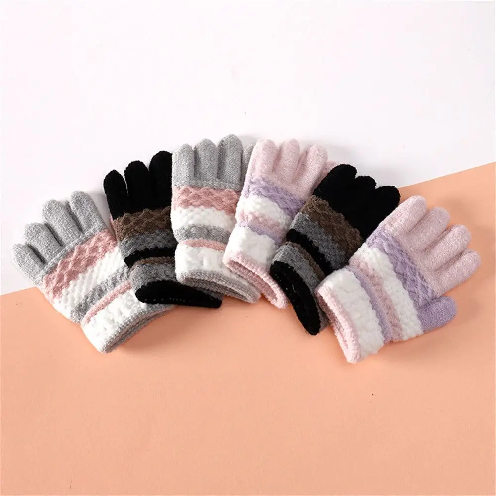 Guantes infantiles de lana para otoño e invierno, mitones suaves - imagen 3