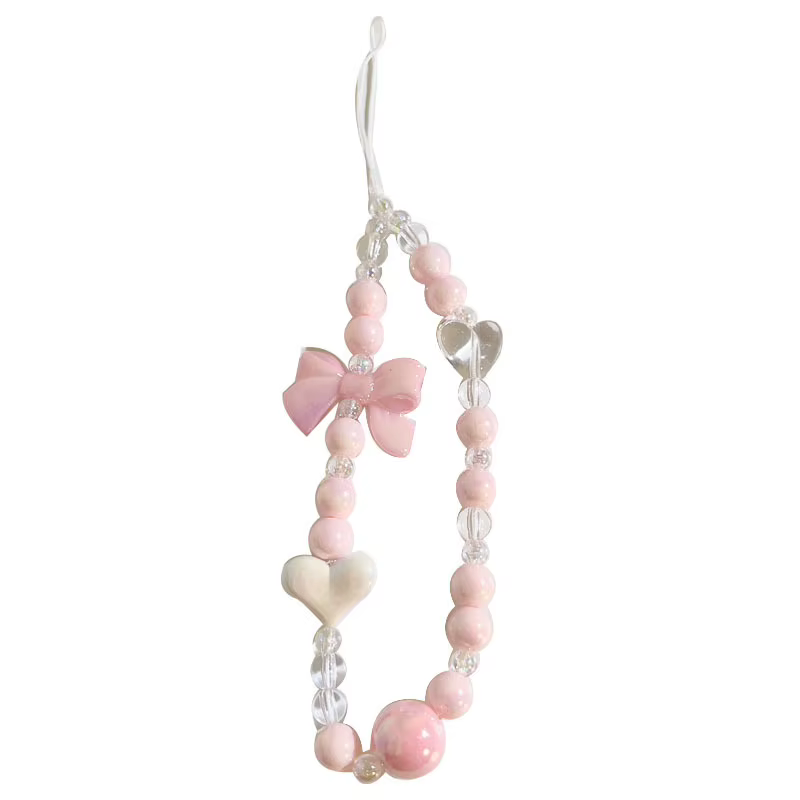 Correa de cristal para teléfono móvil – Accesorio kawaii para mochila escolar - imagen 4