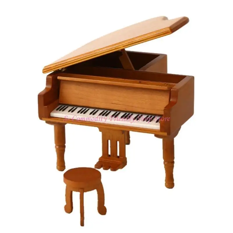 Piano en miniatura 85AE para casa de muñecas, accesorio - imagen 4