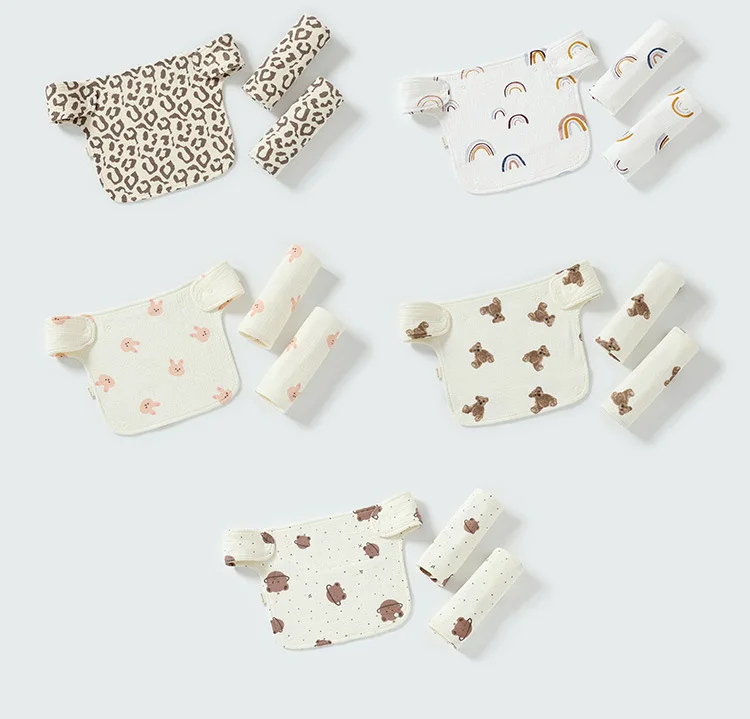 Set completo de almohadillas para baba para portabebés