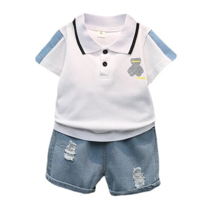 Conjunto verano bebé: camiseta y short de algodón suave - imagen 4