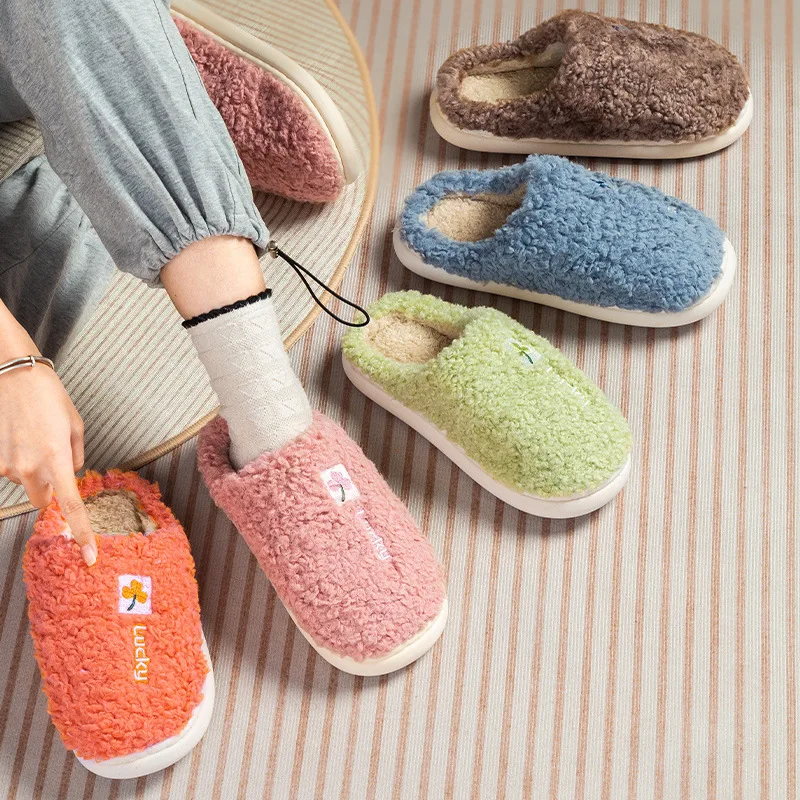 Pantuflas felpa antideslizantes niño – Cálidas otonã±o invierno - imagen 5