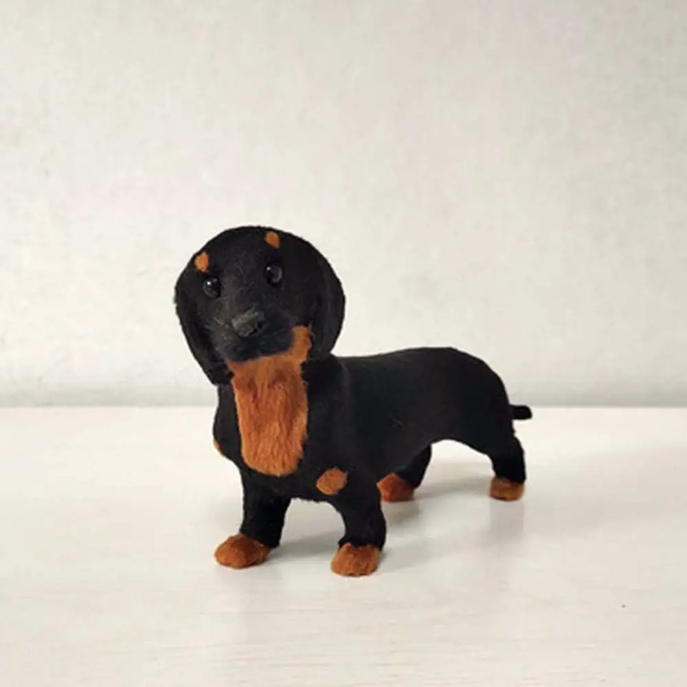 Peluche de perro salchicha realista hecho a mano para mascotas - imagen 5