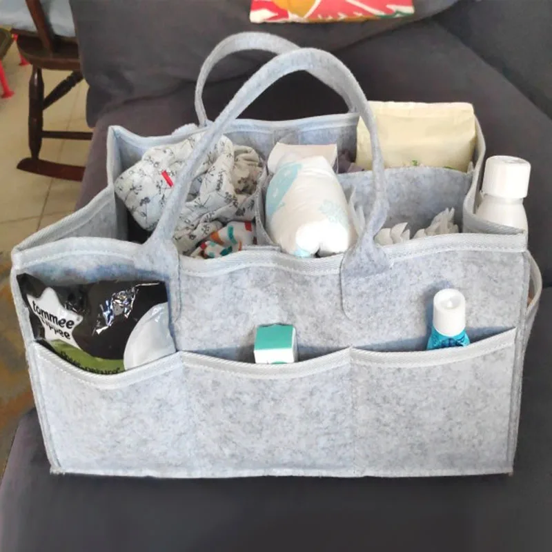 Organizador de pañales portátil de bebé, ideal para cambiador - imagen 3