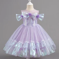 Vestido niña verano sencillo y elegante estilo princesa