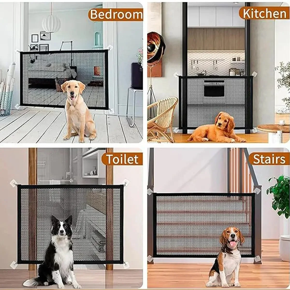 Barrera de seguridad para bebés y mascotas – parque infantil portátil - imagen 2