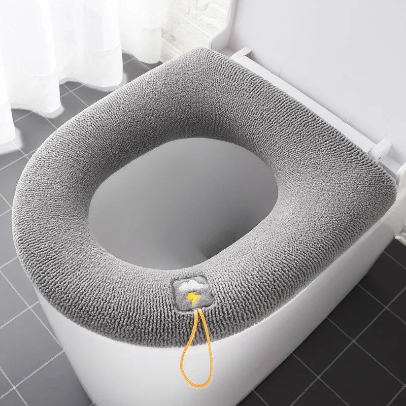 Funda asiento WC infantil antideslizante de punto grueso lavable - imagen 2
