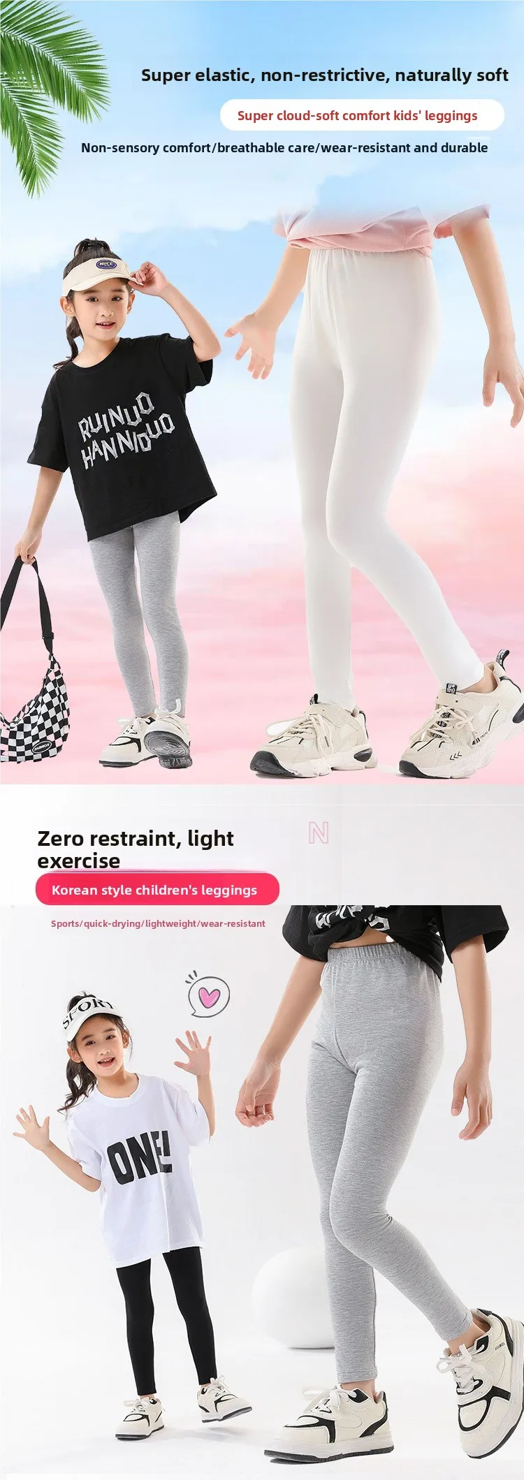Leggings infantiles con diseño temático