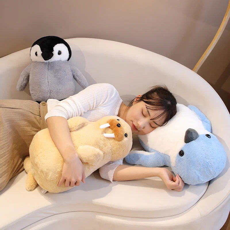 Peluche pingüino kawaii marino para acuario, morsa y animales - imagen 5