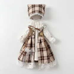 Conjunto de ropa para muñeca 1/6 – Vestido y sombrero