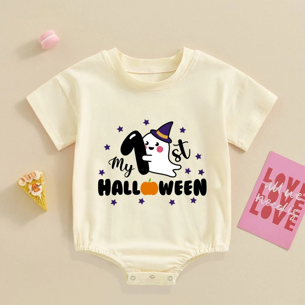 Mameluco Halloween para bebé recién nacido – Estilo retro - imagen 5
