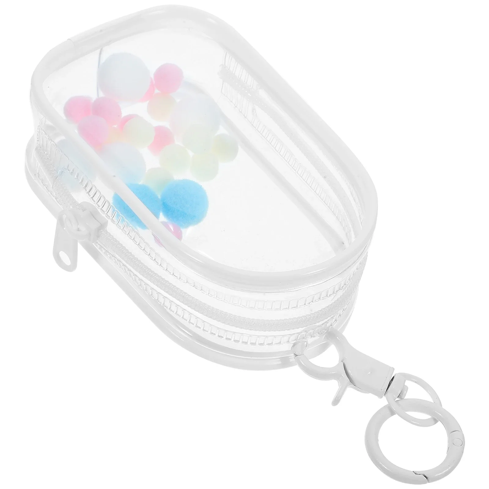 Bolsa impermeable transparente de PVC con cremallera para accesorios - imagen 2