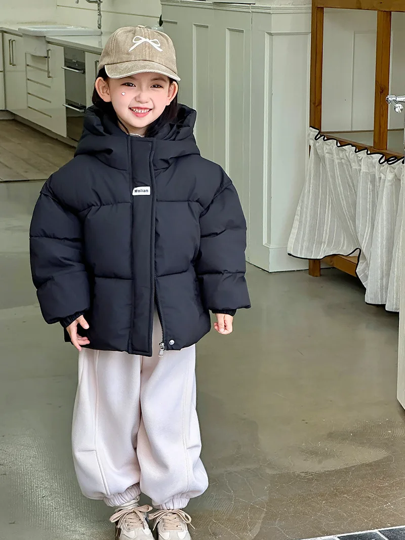 Abrigo de plumón para niños con capucha – Cálido invierno moda - imagen 4