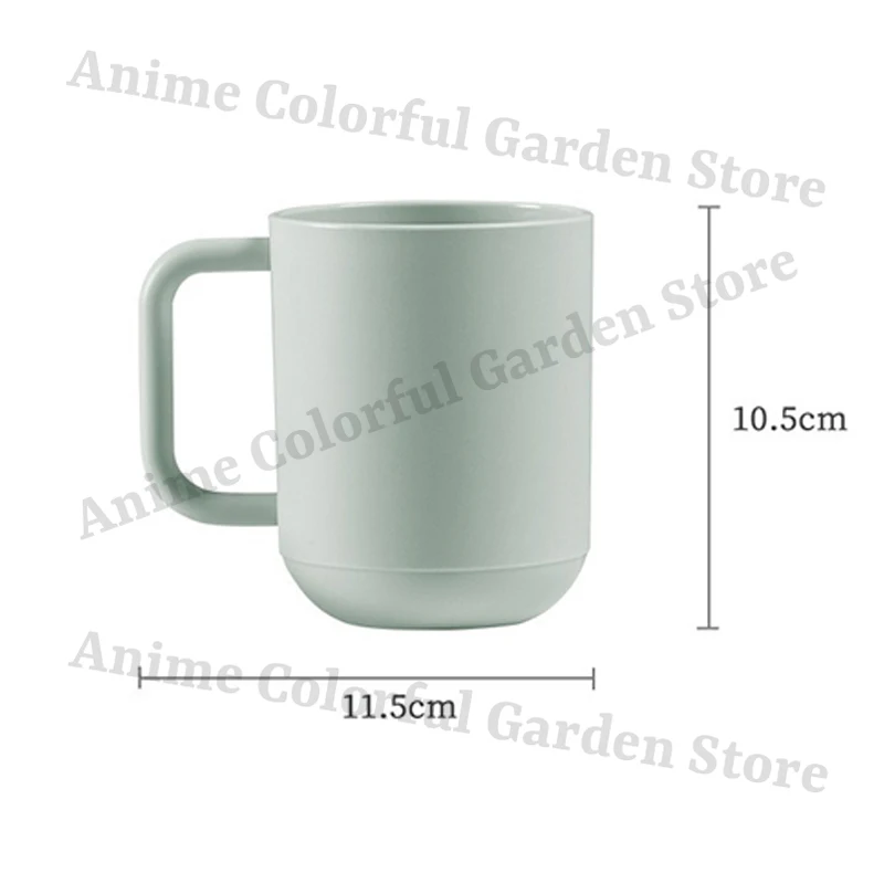 Diseños de estilo anime y dibujos animados en vasos