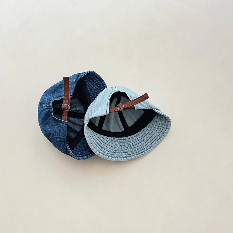 Gorra béisbol mezclilla infantil estilo retro ajustable - imagen 3