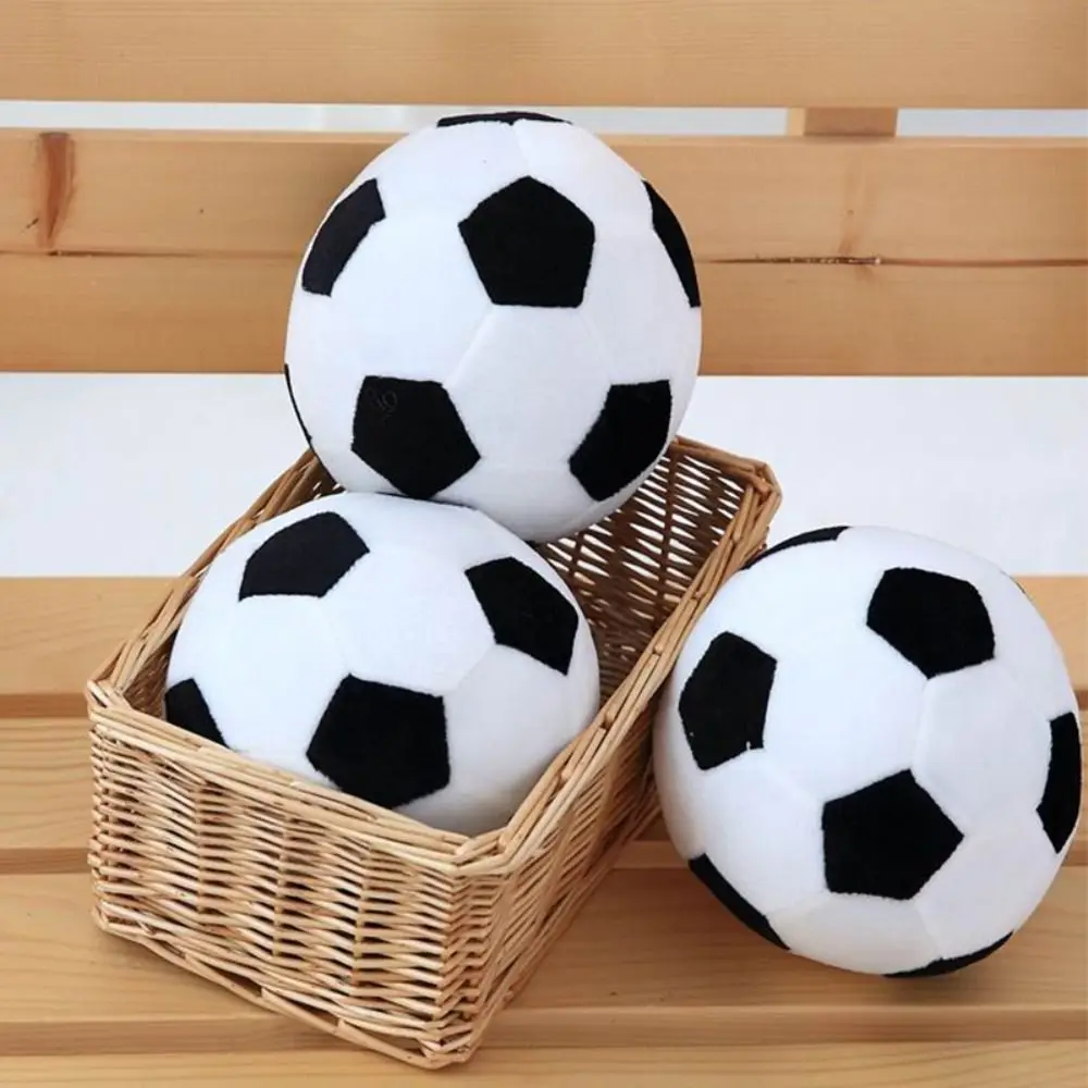 Balón de fútbol peluche suave para sofá – Cojín decorativo