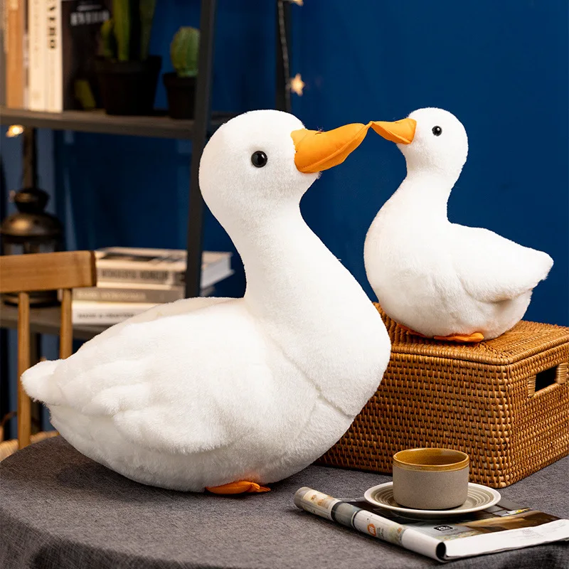 Peluche de pato blanco: opción de 25 cm