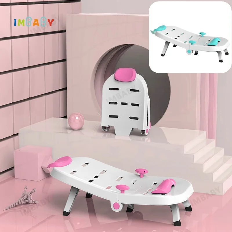 IMBABY Silla de champú para bebé plegable - Asiento antideslizante