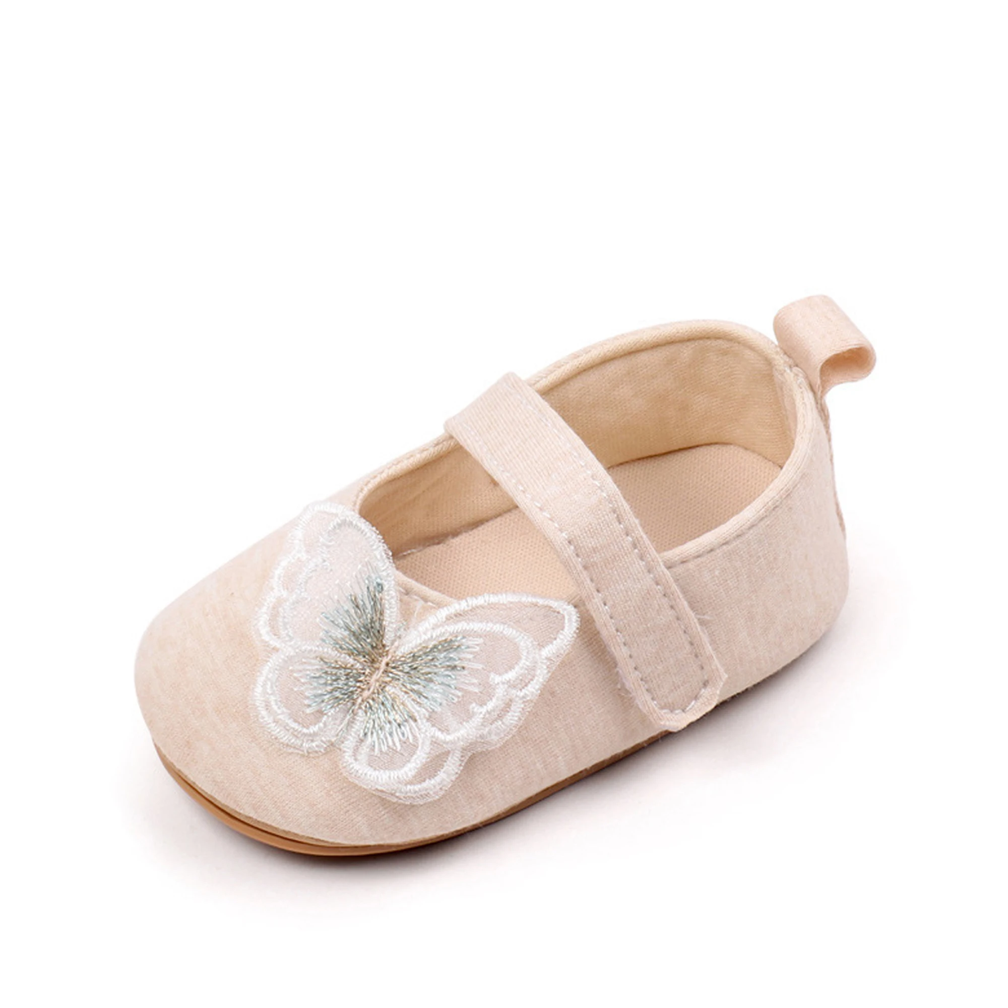 Zapatos infantiles de mariposas, estilo princesa