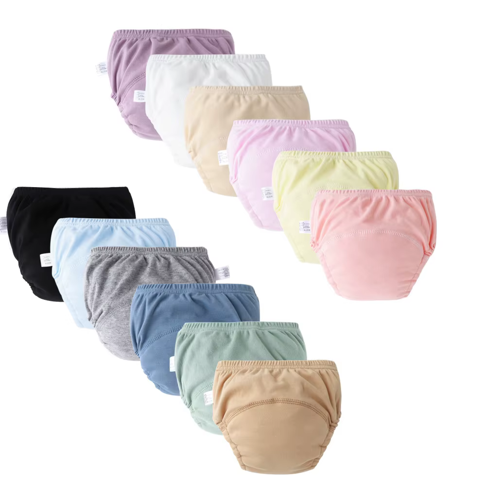 Pantalones de entrenamiento reutilizables con pañal lavable para bebés - imagen 5
