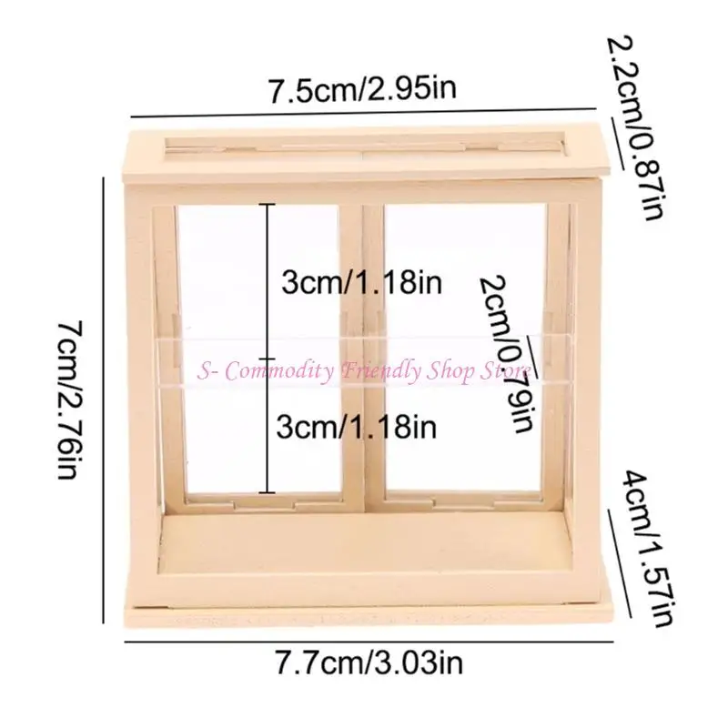 Vitrina para pasteles en miniatura con paneles de vidrio extraíbles - imagen 5