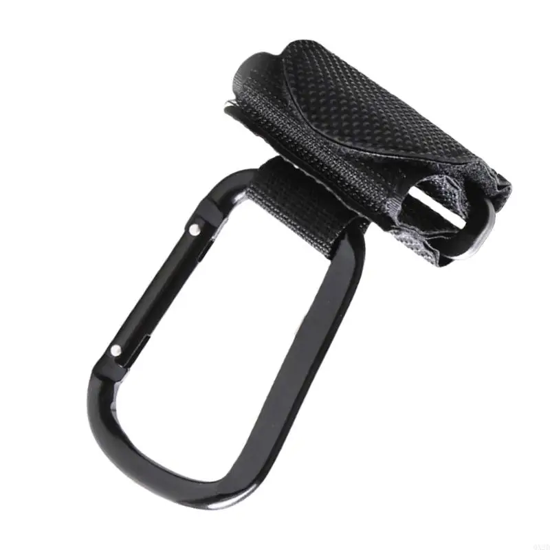 QX2D Simple gancho cochecito aluminio para bolsas viaje retención
