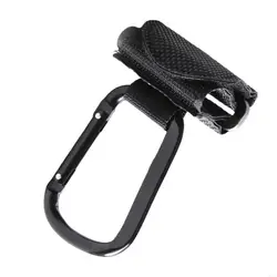 QX2D Simple gancho cochecito aluminio para bolsas viaje retención