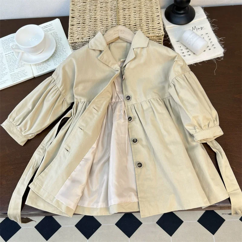 Gabardina entretiempo para niña – Chaqueta rompevientos otoño - imagen 4