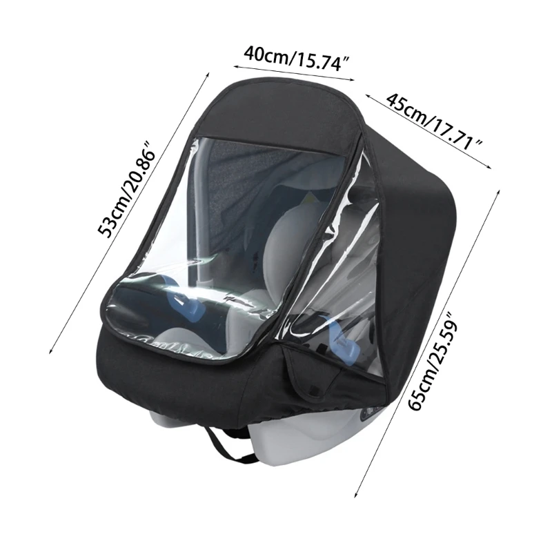 Cubierta de lluvia para coche universal impermeable cortaviento - imagen 2