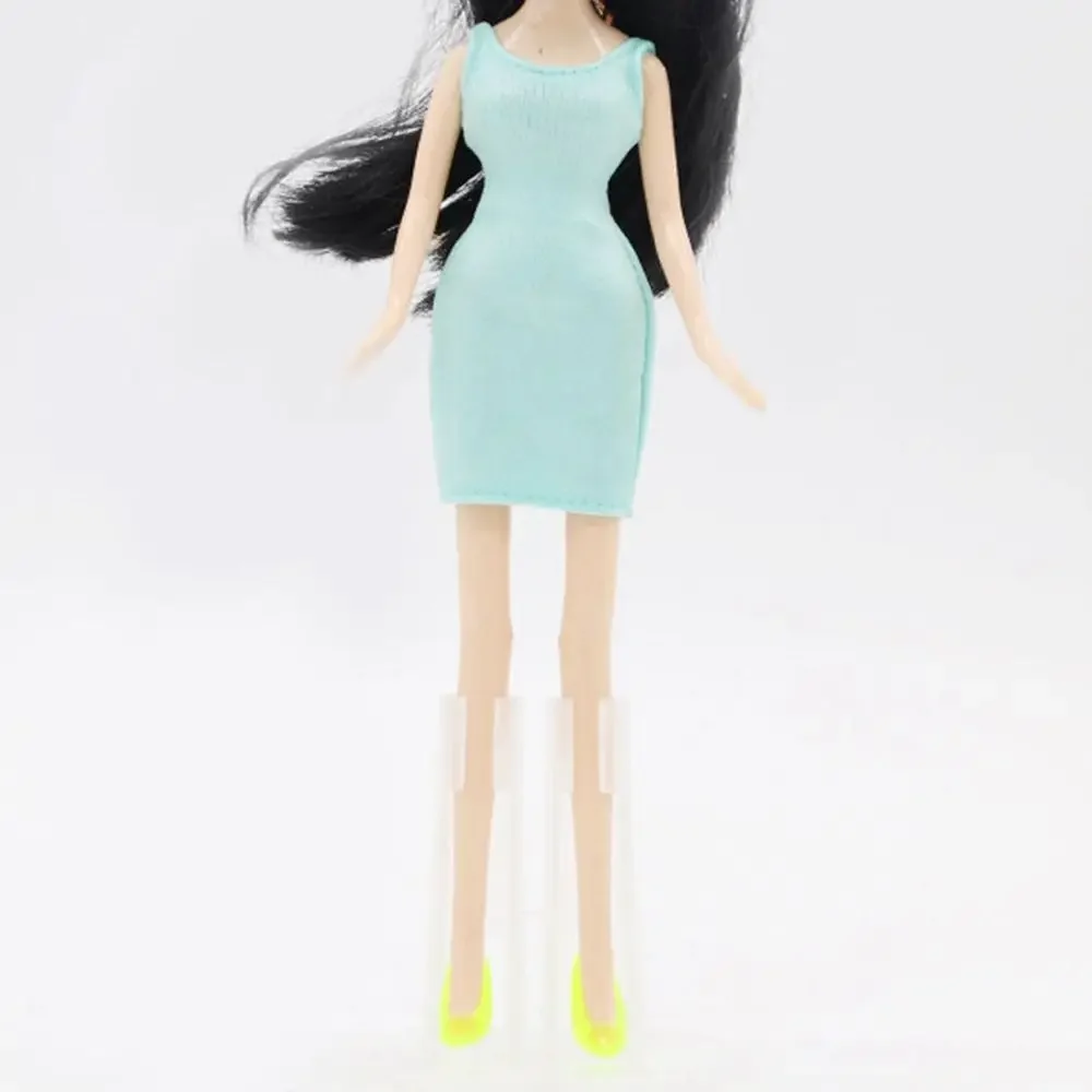 Muñeca de moda 1/12 con cabeza intercambiable y maquillaje realista - imagen 3