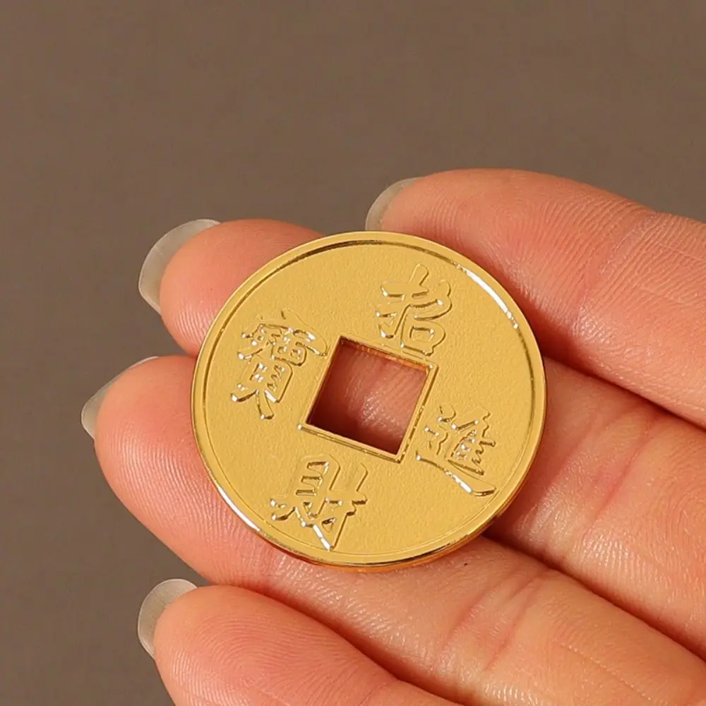 Ábaco miniatura Ruyi-moneda de cobre para casa de muñecas