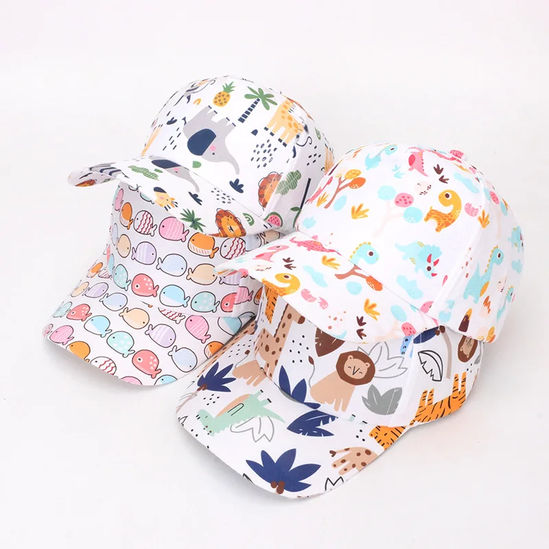 Gorra de béisbol transpirable infantil ajustable con visera de animales - imagen 5